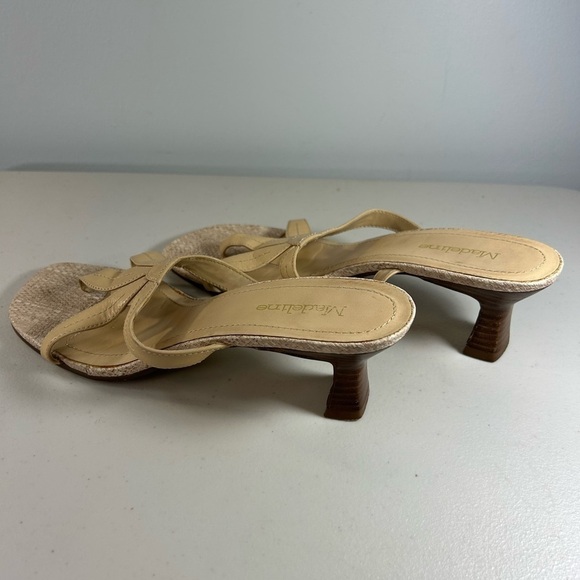 Madeline leather slide in thong heels size 8 - Picture 7 of 7